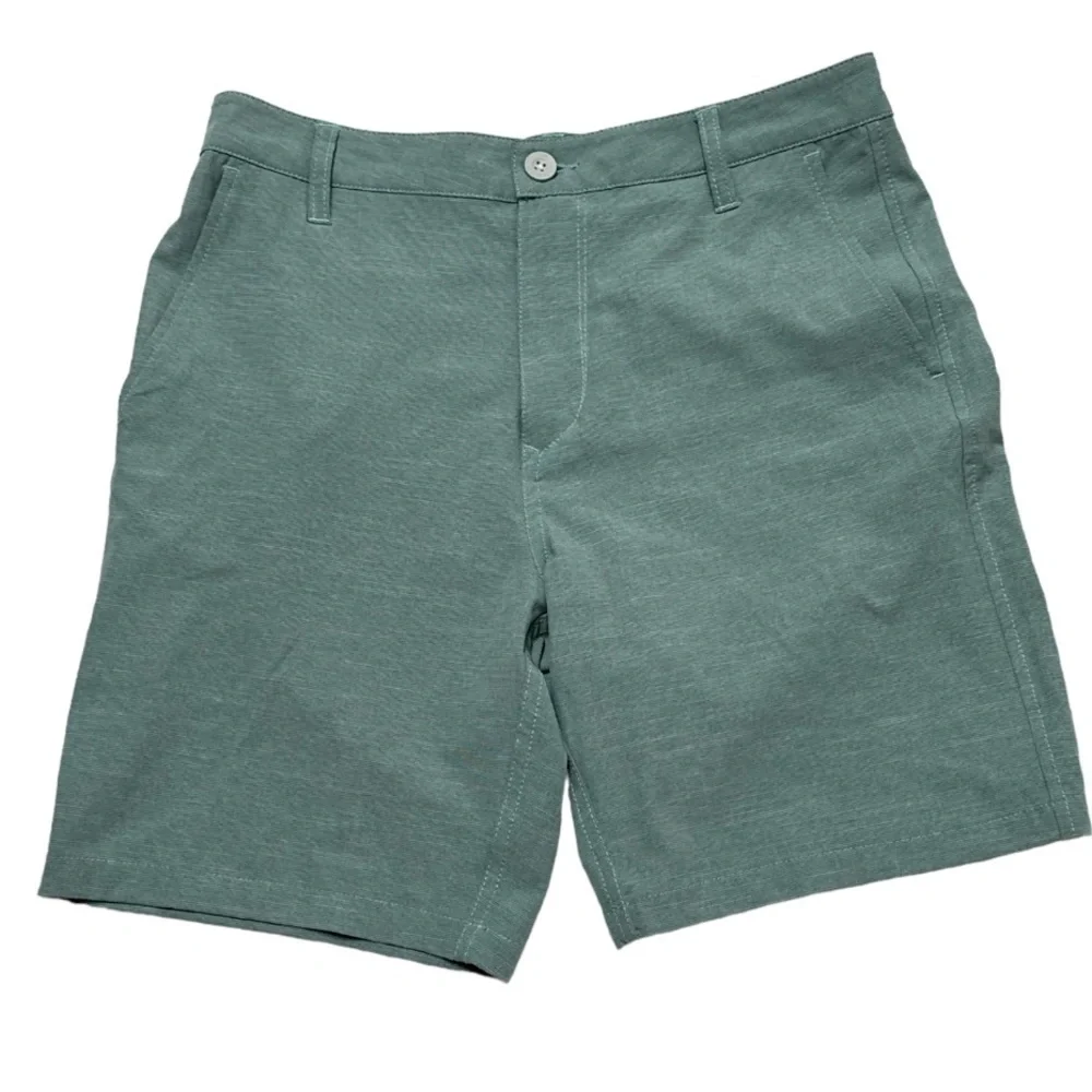 RVCA Dual Purpose Trunk Hybrid Mint Green Swim Amphibian Waist 30
